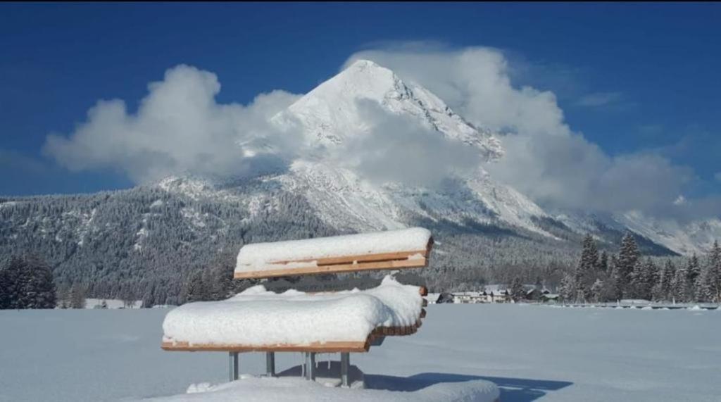 Alpenchalet Im Leutaschtal ภายนอก รูปภาพ